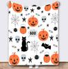 Coperta Zucca Horror di Halloween – Morbido Plaid in Pile di Flanella per Divano, Letto, Riposo & Decorazione di Halloween