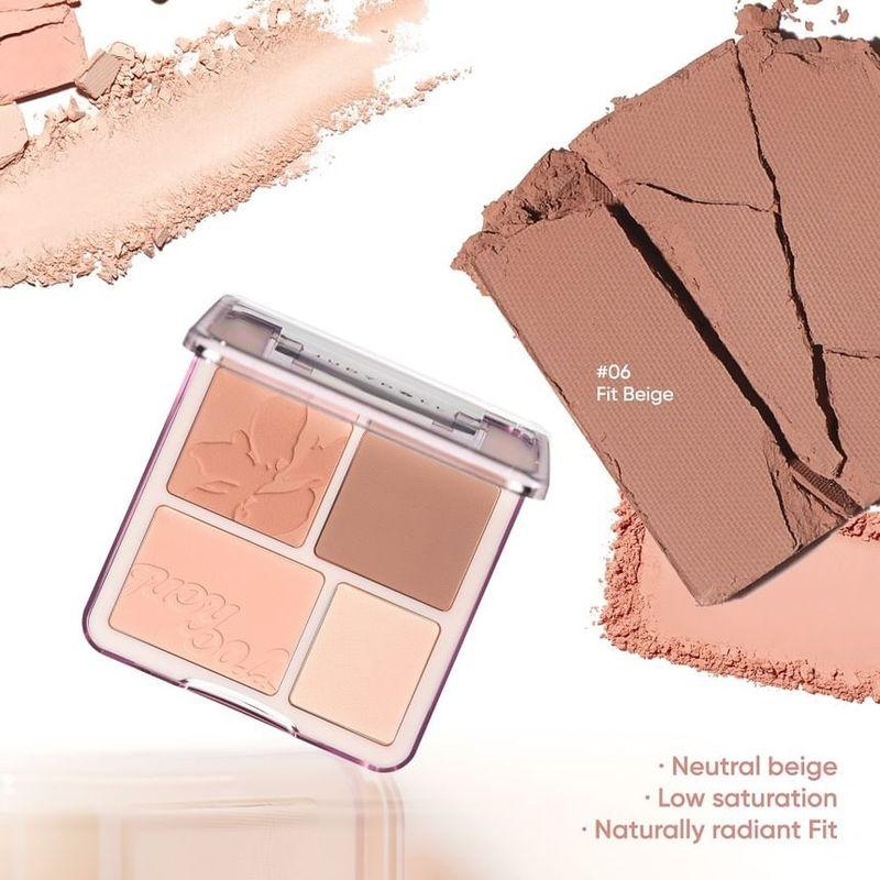 Judydoll - 4-Farben Rouge & Highlight Palette (5-6)