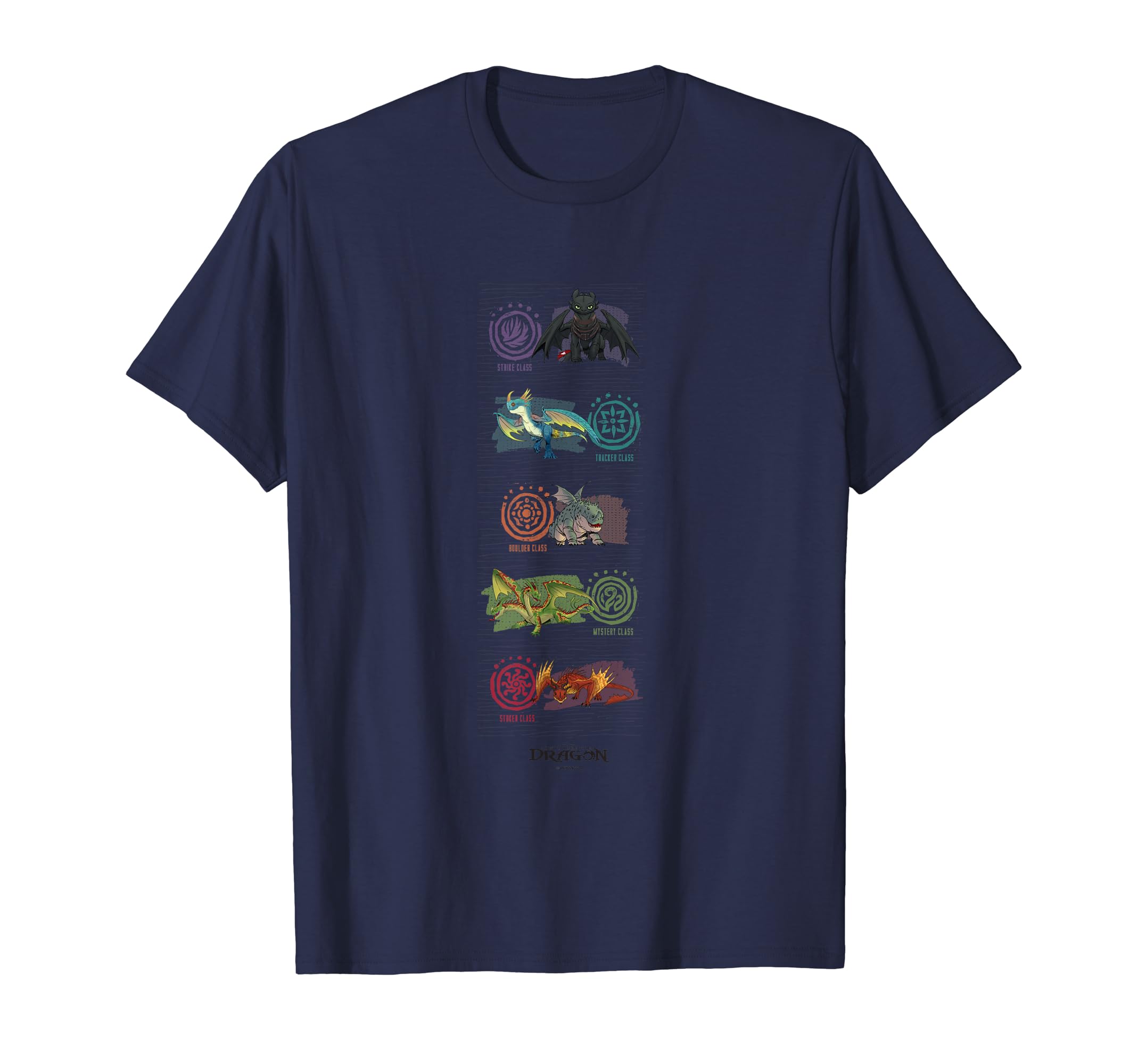 

DreamWorks How to Train Your Dragon Dragon Color Class T-Shirt