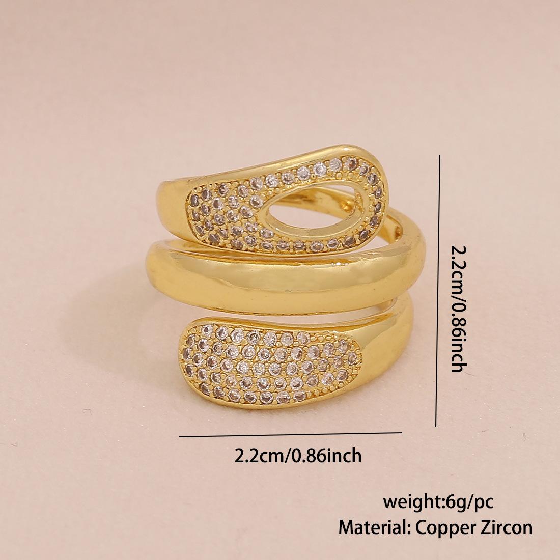 

Новое циркониевое кольцо неправильной формы, элегантное геометрическое женское кольцо, маленькая и универсальная ручная деталь