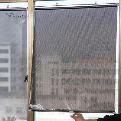 Car Curtains Universal Roller Blinds Suction Cup Blackout Sunshade Privacy Shades for Bedroom Kitchen Office Window Sun-shading Curtains