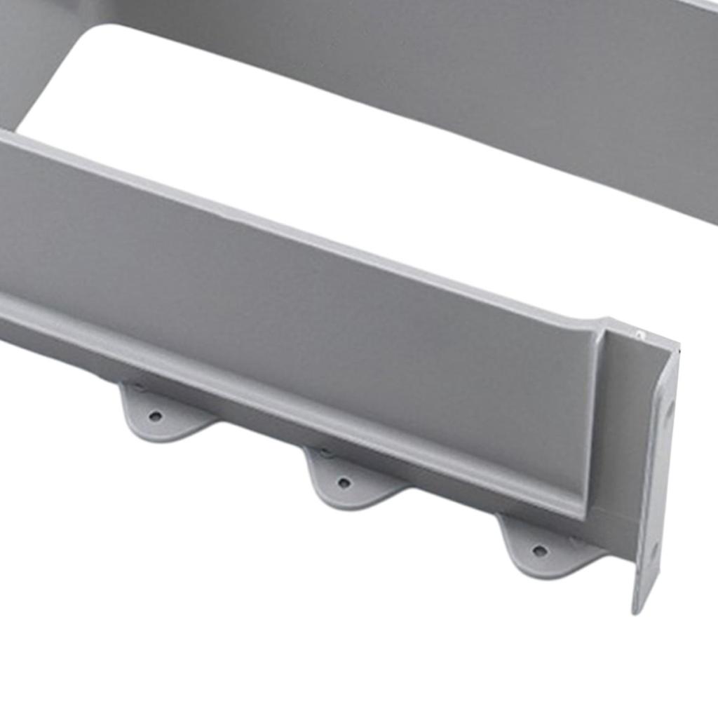 under Sink Pipe Cover U Drainage Grommet Gray Parts Sturdy Recessed Baffle Cover for Bathroom Cabinet Bottom Drainage Grommet