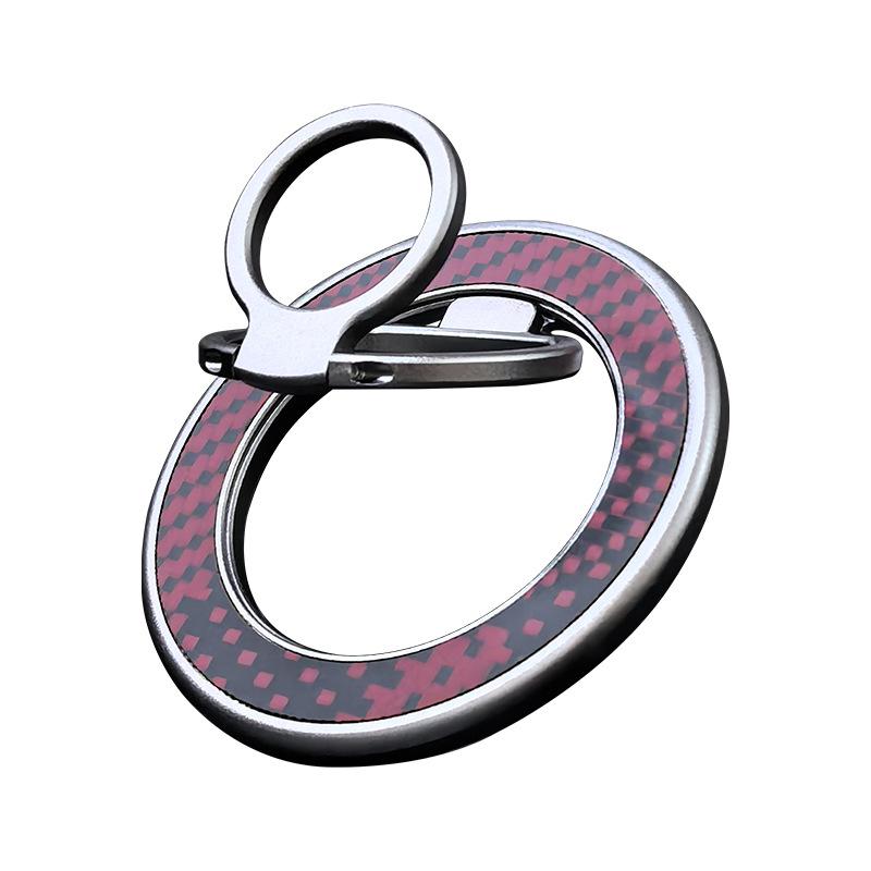 The Second Generation Three-fold Ring Vacuum Magnetic Mobile Phone Holder Kevlar Ring Buckle Is Suitable for Magsafe Portable.