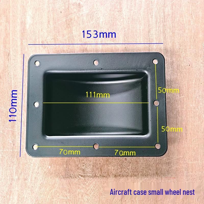 

Black Small Wheel Cup Display & Speaker Positioner with Grooves