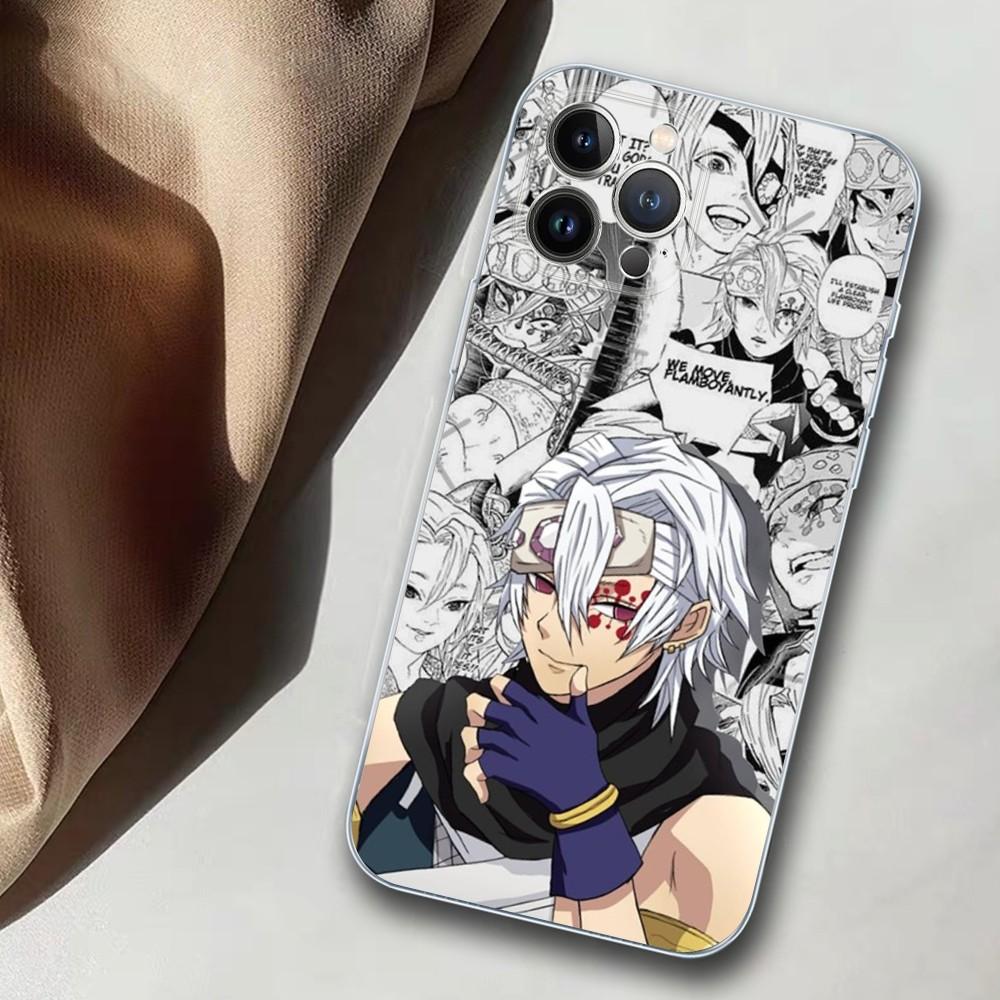 

Demon Slayer Uzui Tengen Phone Case For iPhone 14 11 12 13 Mini Pro XS Max Cover 6 7 8 Plus X XR SE 2020 Funda Shell iPhone 12 mini