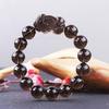 Natural Black Ice Obsidian Pi Xiu Bracelet Unisex Crystal Jewelry Gift