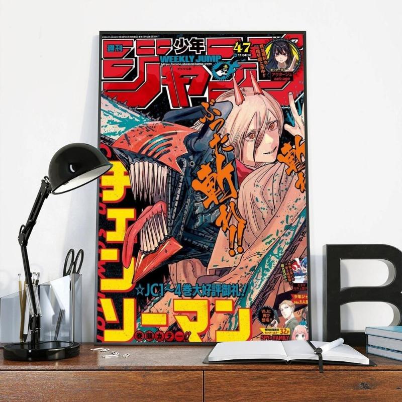 Chainsaw Man Anime Good Quality Prints and Posters HD Quality Poster Wall Art Painting Study Home Decor
