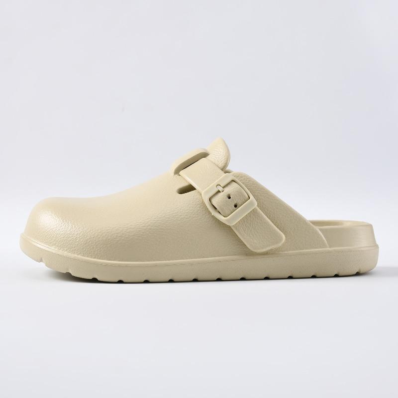 New summer outer wear thick-bottomed bag head mop, high-end EVA breathable and non-smelly feet camping cool slippers