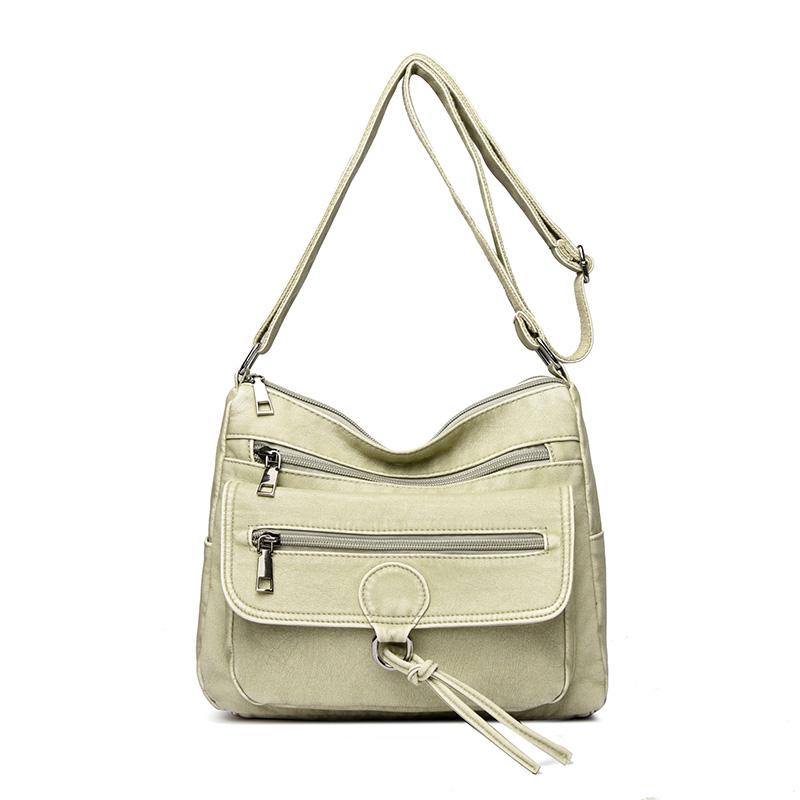 Women's Large Capacity Bag Multi-compartment Crossbody Bag Commuter Shoulder Bag