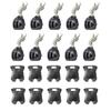 MOC Medieval Military Building Blocks Weapon Figure Accessories Shoulder Armour Helmet Bow Cape Hat Sword Brick Toy Gift X038