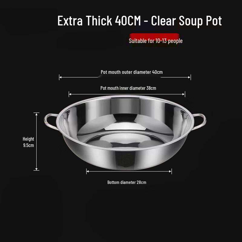 Stainless Steel Divided Hot Pot