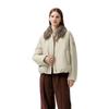 TANBOER Women's Detachable Lamb Wool Collar Down Jacket TB5530332Z