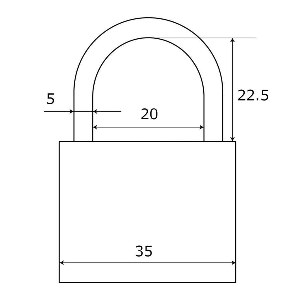 AIAI Keyed to for Storage Sheds and 40mm Padlock, Match, Gates, 3-Piece Set, Wide, IB-014
