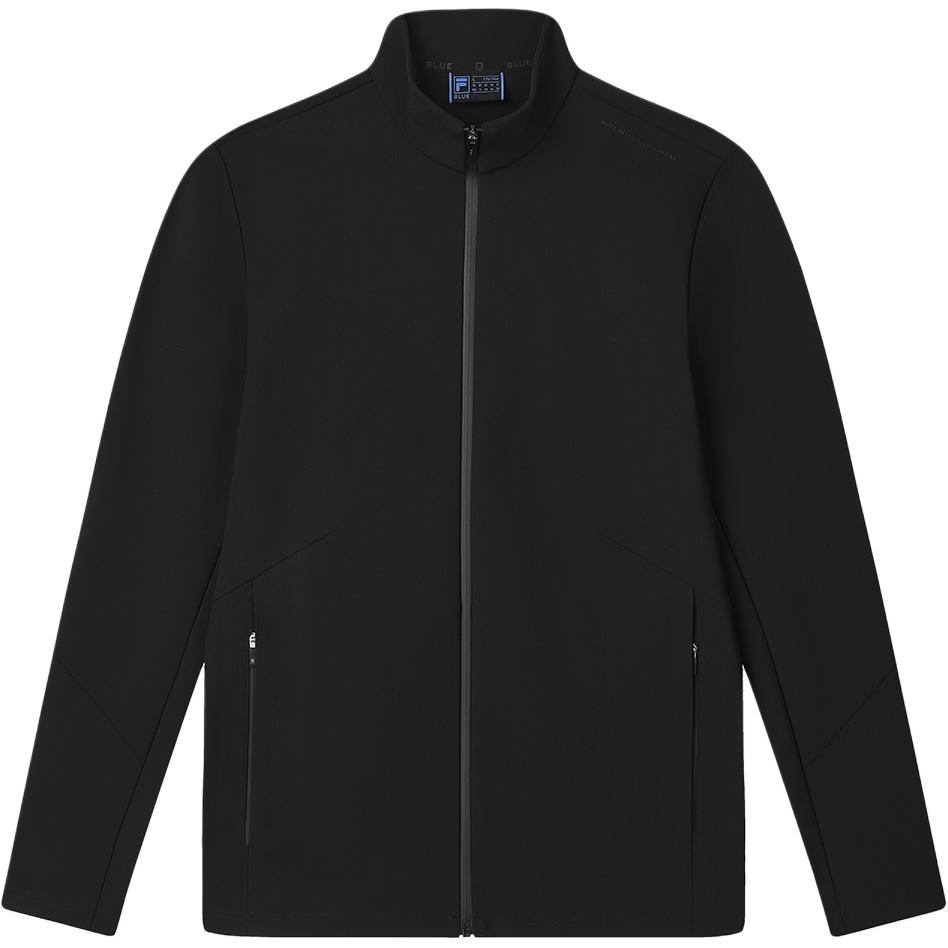 Fila Blue Series Fashion Comfortable Versatile Long Sleeve Jacket Men Jackets Black F11M512503F-BK
