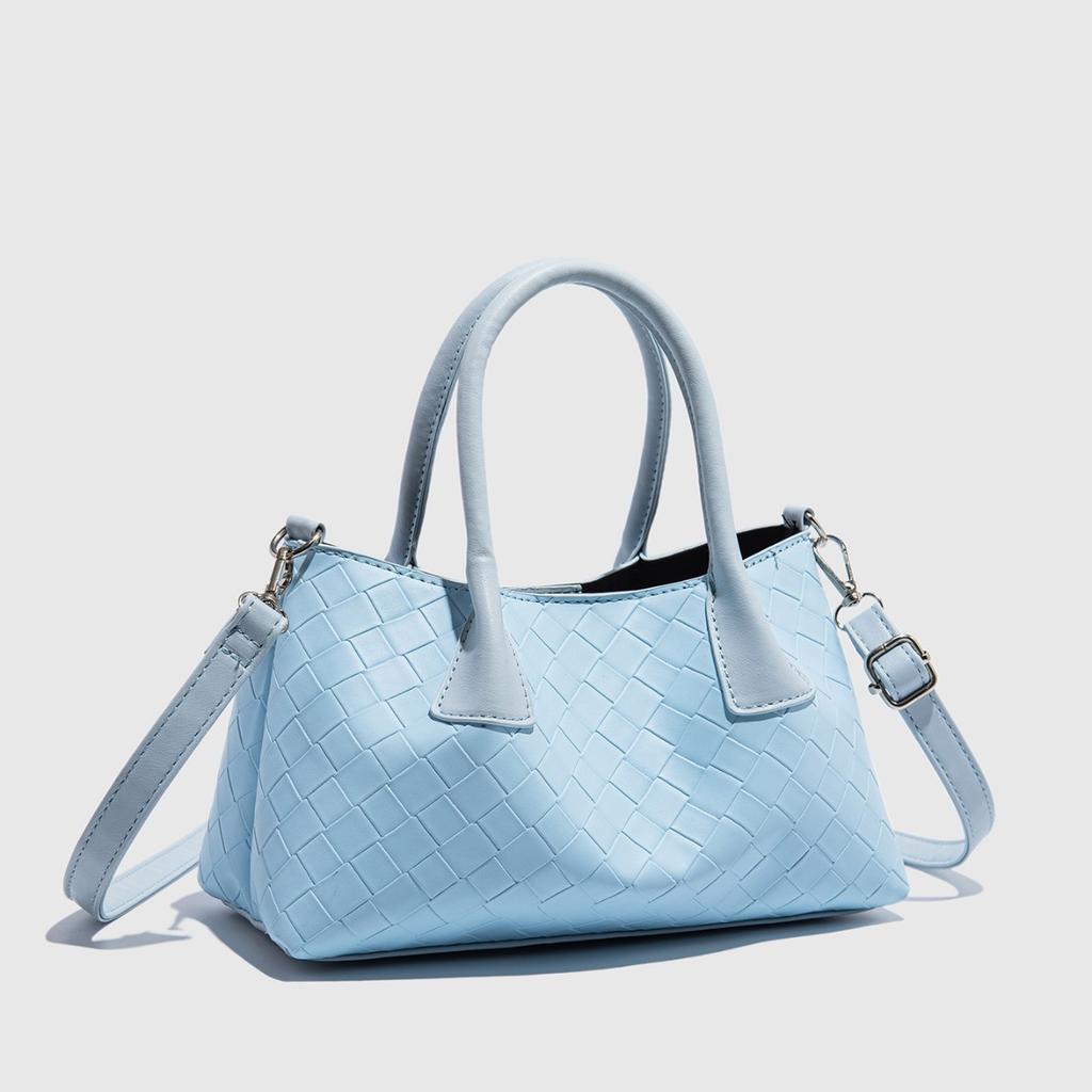 Summer Fashion Bucket Bag Versatile Woven Basket Tote Bag