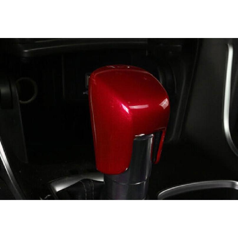 For Honda Accord 2018- Glossy Red Center Console Gear Shift Knob Head Cover