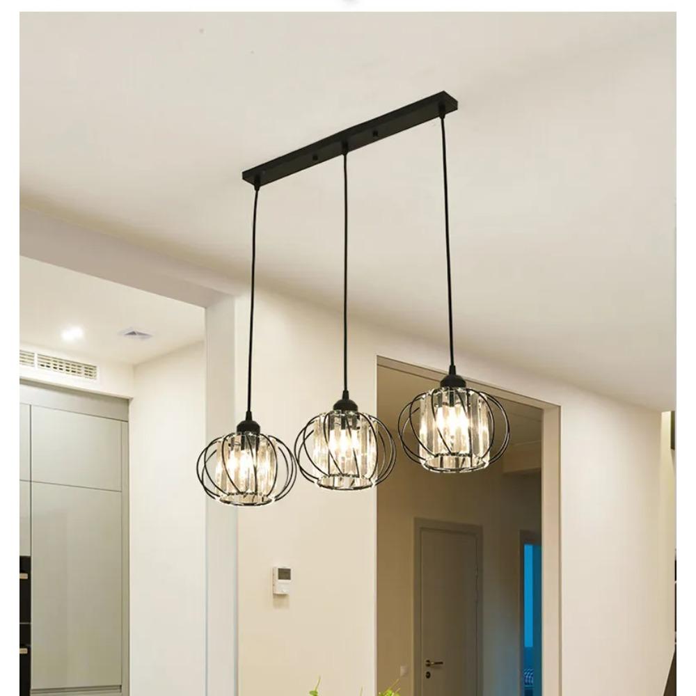 Round Corridor Light Entrance Light Crystal Living Room Light Simple Nordic Walkway Small Ceiling Light