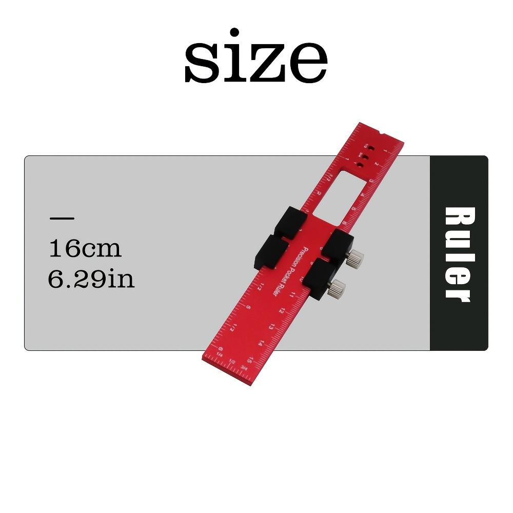 

1pc Multi-Functional Ruler - Precise Positioning, Accurate Marking, and Versatile Angle Measurement Tool