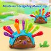 Heddgehog Insert Educational Toy Montessori Toys Training Focused on Children's Fine Motor Hand-Eye Coordination Fight Inserted
