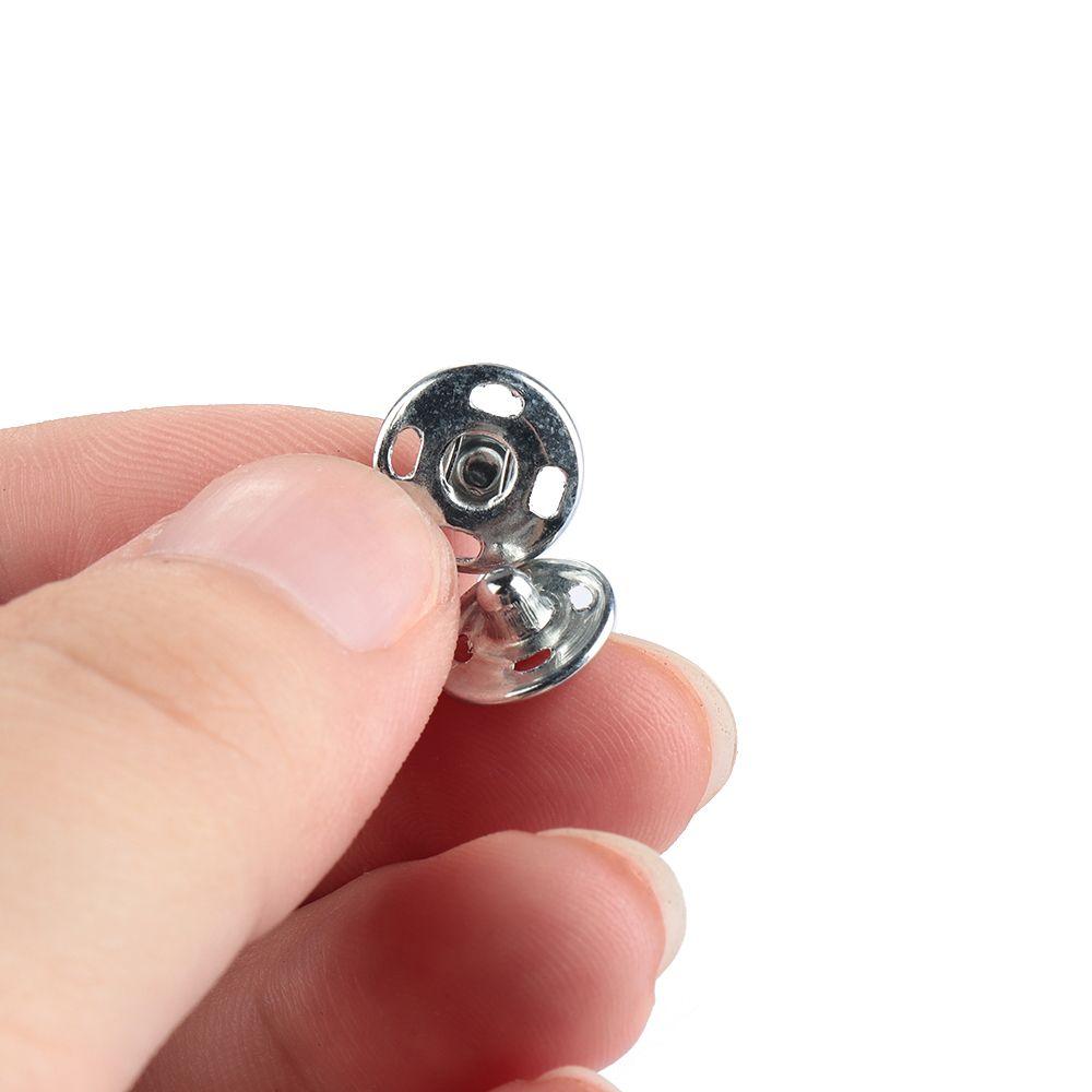 50 Pairs/set Clothes Shirts Stud Stainless Steel Fasteners Metal Press Button Snap Buttons