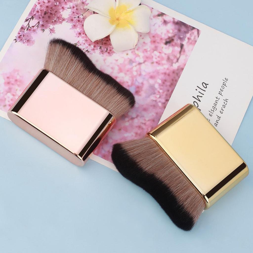 Wave Foundation & Contour Brush: Seamless, Non-Absorbing, Multi-Functional Beauty Tool for BB Cream & Body.