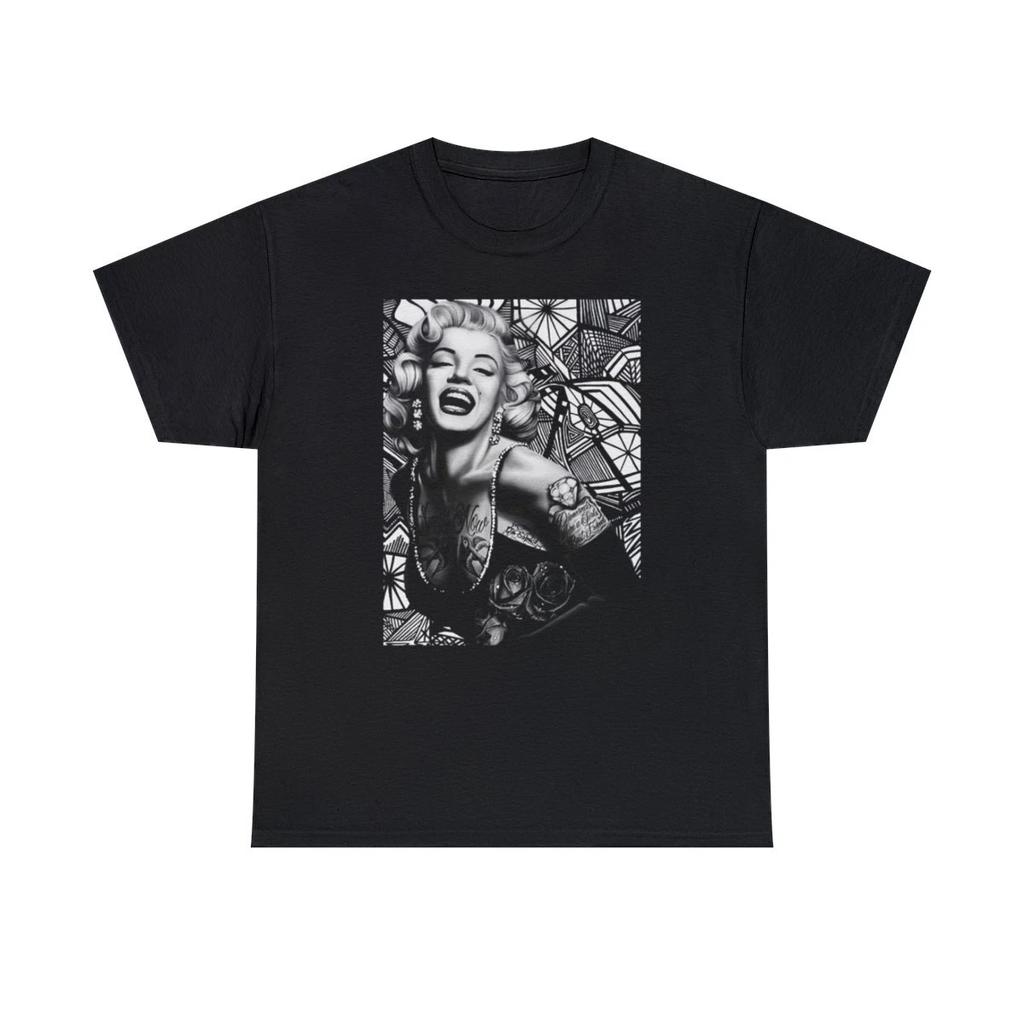Graphic Printed Marilyn Monroe Unisex Heavy Cotton Tee