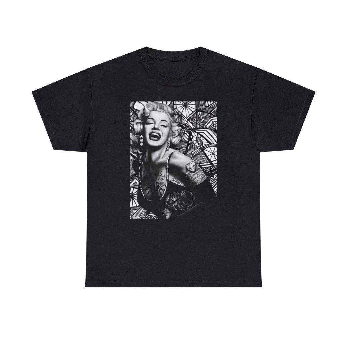 

Graphic Printed Marilyn Monroe Unisex Heavy Cotton Tee XL