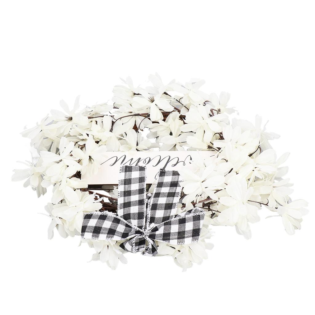 Front Door Wreath Artificial Simulation Garland Front Door Hanging Decoration Venue Layout Props