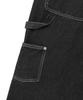CAVISH Double Knee Carpenter Denim Pants Black(Cv2Efud113A)
