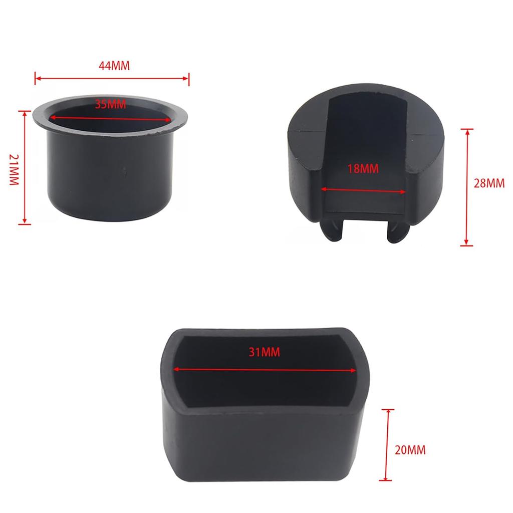 Car Tailgate Hinge Pivot Bushing Insert Kit for Dodge RAM 1500/2500/3500/4000 1996-2001 55274936AC