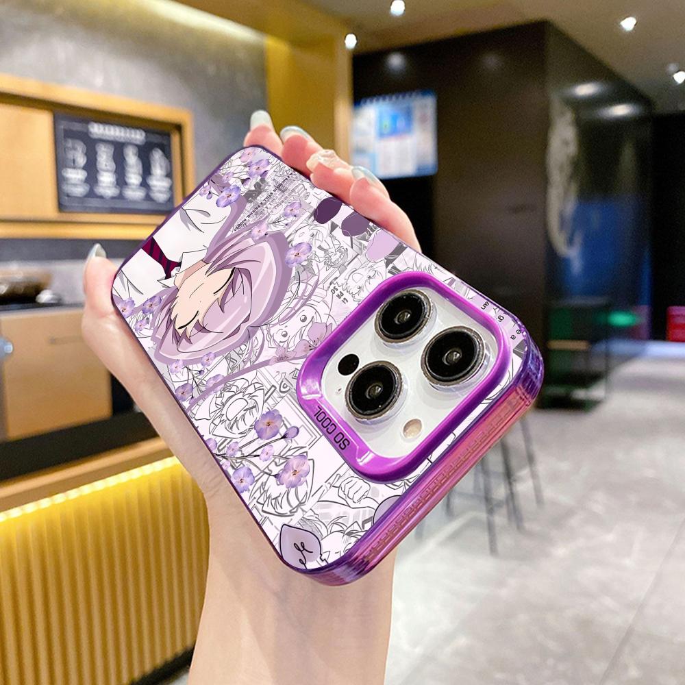Anime Najimi Osana Mobile Phone Case for iPhone 17 16 15 14 13 12 11 X XR XS 8 7 Air Pro Max Plus Purple Translucent Cover