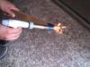 360 degrees  Rotatable Reliable Safe Butane Gas Torch Burner Auto Ignition Camping BBQ Flamethrower Flame
