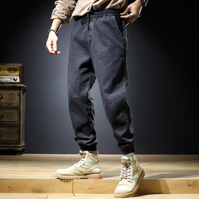 

Свободные повседневные брюки, связанные ноги, модная мужская одежда, брюки Harun, повседневные брюки-карго, модные мужские брюки XL