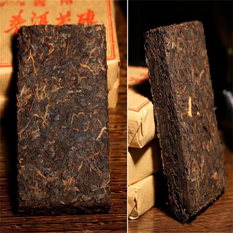 100g Pu'er Tea Brick Ripe Puer Tea Ancestor Antique Older Puerh Pu-erh Black Tea