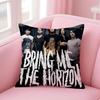 b-Bring Me The Horizon Cushion Cover Comfortable Reversible Pillow Cover Ideal for Car Sofa Bedroom & Beyond