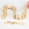 Classic Double Six Dominoes Game Set for Adults Kids Dominos with Wooden Case 28 Tiles Fun for 2-4 Players Family Board Game