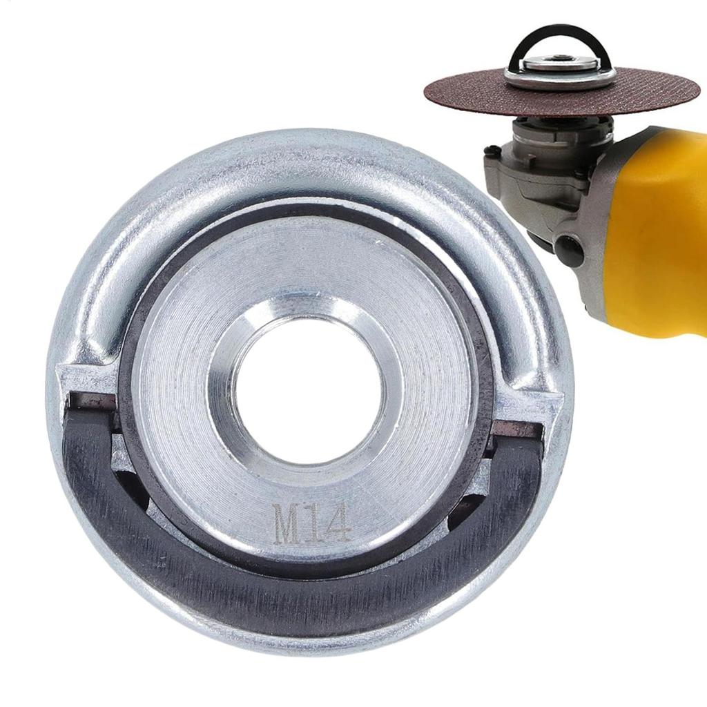 Schnellwechsel-Flanschmutter M10/M14/ 5/8-11 Schwere Sicherungsmutter für Winkelschleifer, Sichere Scheibenklemmung, Metall- & Holzbearbeitungswerkzeug
