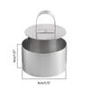 Neue Form für Salat Backform Diy Backformen Werkzeuge Cupcake Form Salat Dessert Sterben Mousse Ring Kuchen Käse Werkzeug Edelstahl