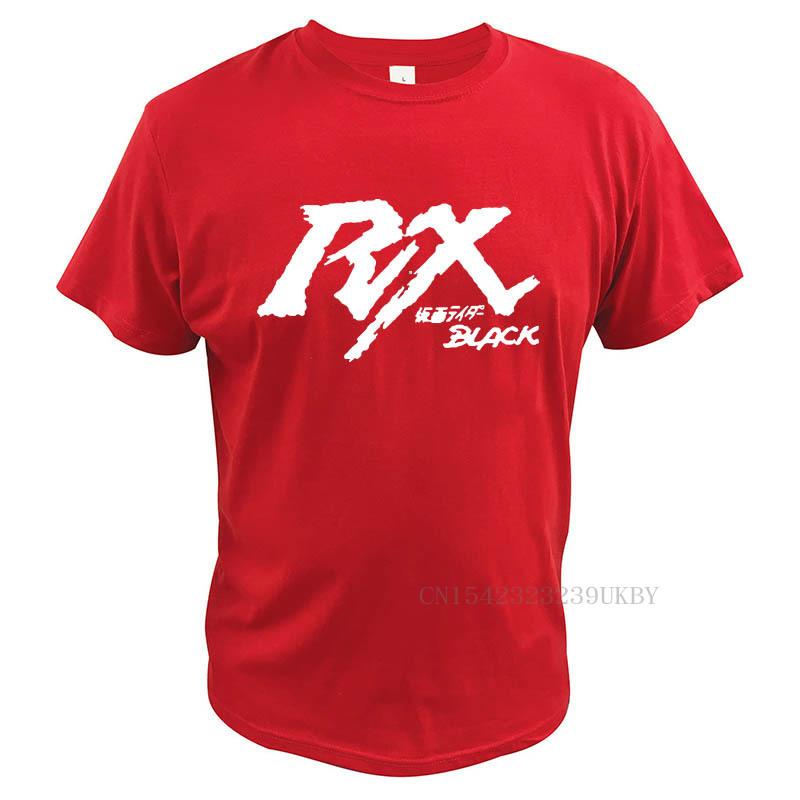 Kamen Rider Black RX T-Shirt Edenoi Dex T-Shirt Mode 100% Baumwolle Weich Atmungsaktiv EU-Größe Geschenkidee Sommer T-Shirts Oberteile
