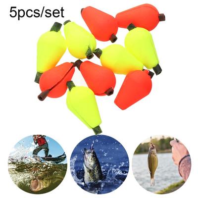 Material Oval  Fishing Floats Beads Fly Fishing Bobbers Float Indicator Fish Beans Water Droplets
