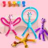 Giraffe Suction Cup Telescopic Stretch Tube Toy for Kids - Educational, Luminous, Parent-Child Interaction, Decompression
