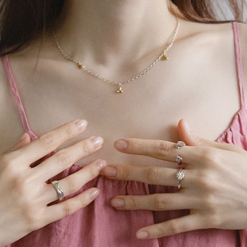 Pinaf Heart Chain Necklace