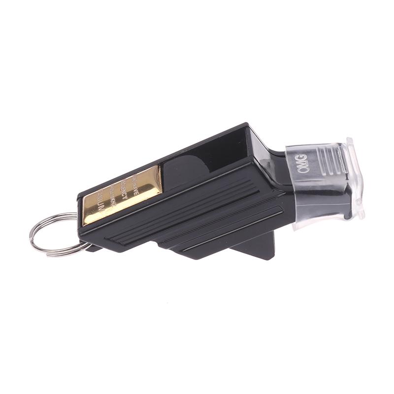 Professional Football Referee Whistles With Lanyard Box Big Sound Plastic Whistles Basketball Whistles Coach Equipment