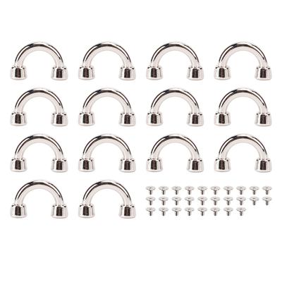 Metall D-Ring Verbinderschnallen Bogenbrücke D-Ring Schnalle Kettenriemen Verbinder mit Schrauben für