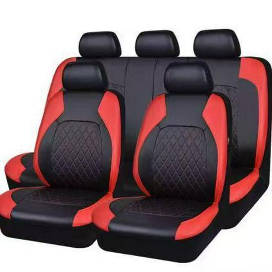 Universal PU Leather Breathable Mesh Car Seat Cushion Cover