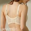 Summer Ultra-thin Big Breasts Show Small Upper Support Gathering Lace Large Size Underwear Women's Soft Steel Ring Showing Thin Anti-bumping Bra Cover