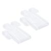 2PCS Shower Frameless Glass Door Hook Acrylic Multifunctional Double Sided Over Door Hanger for