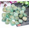 Crocon Grüner Jade Edelstein Runenstein mit Älterem Futhark Alphabet Graviertes Symbol 25 Stück Set : 15-25 mm