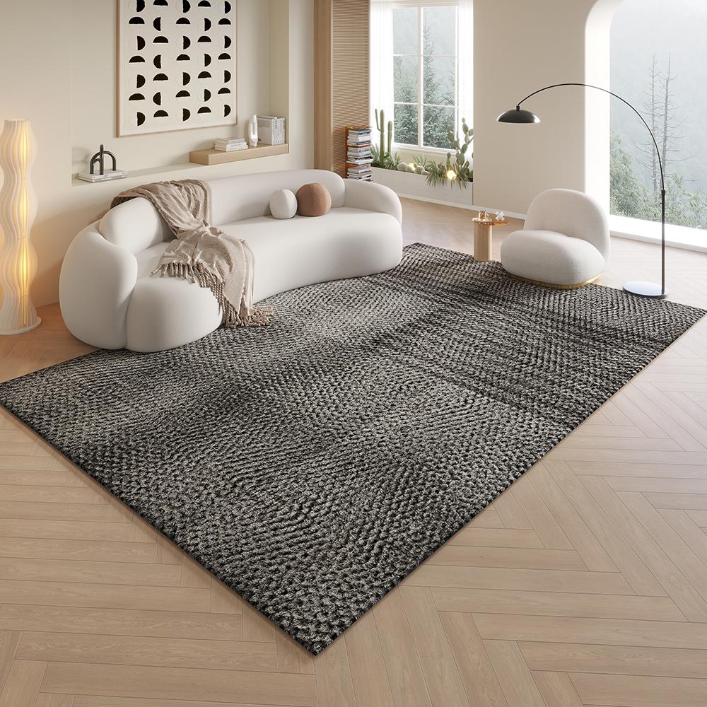 Area Rugs for Entryway Low Pile Soft Bedroom Floor Mat Farmhouse Neutral Non-Slip Rug for Bedroom Living Room Home Decor