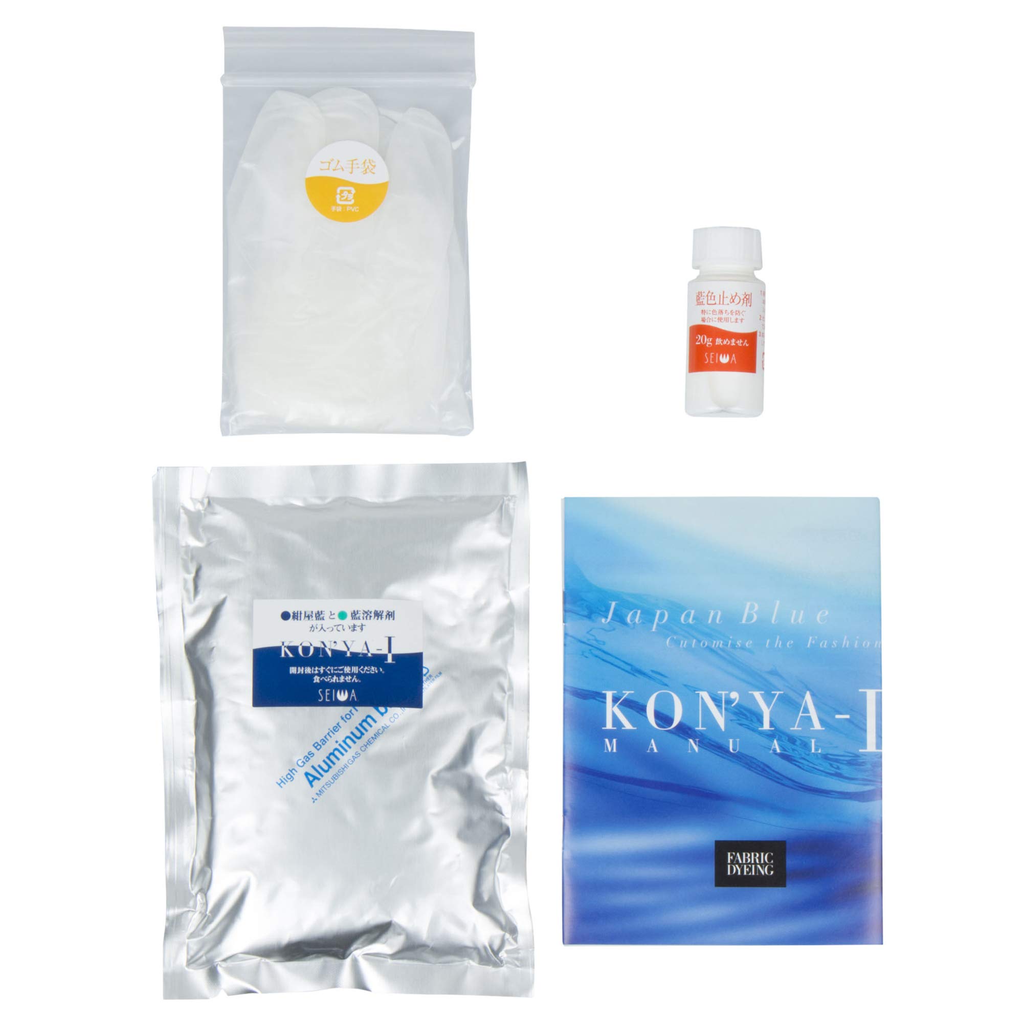 

SEIWA Indigo Dyeing Kit with Package and Instructions Konya-I (SWA37001) синий